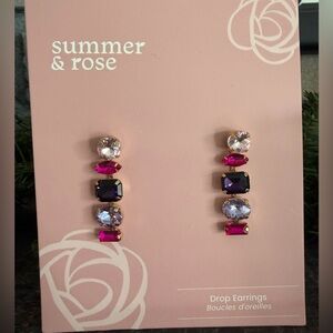 Summer & Rose drop earrings - tried on once but never actually worn
